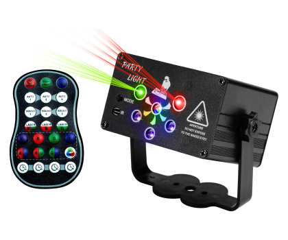 Oświetlenie sceniczne MusicMate Laser disco MusicMate - 6hole